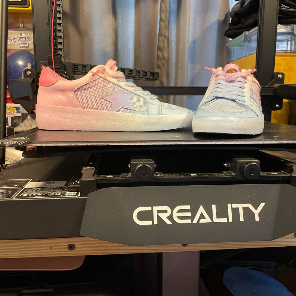 Vintage Havana double dip sneakers pink/sky blue